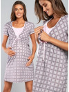 Noční košile pro těhotné a kojící maminky Malvína