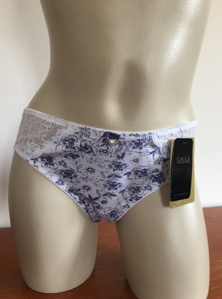 Summer Blue - květované kalhotky s krajkou