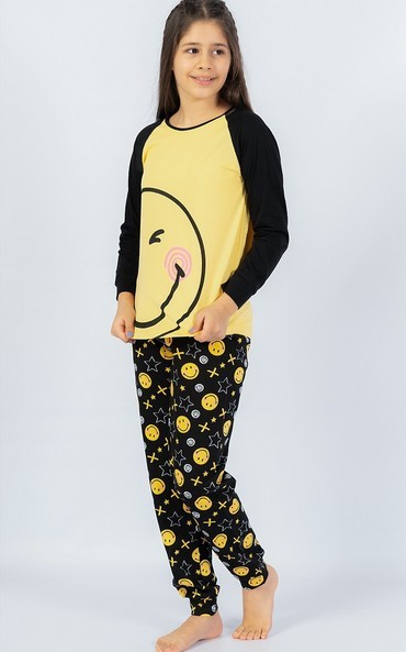 Emoticon - dětské pyžamo se smajlíkem