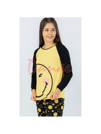 Emoticon - dětské pyžamo se smajlíkem