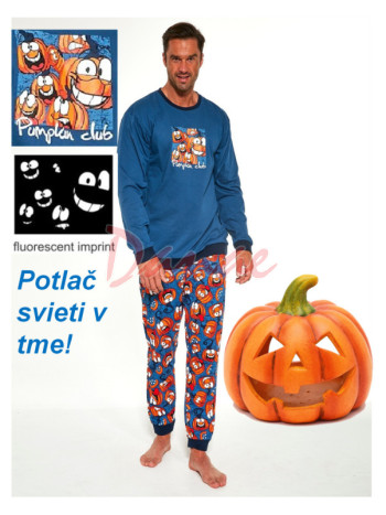 Pánské humorní světélkující pyžamo Pumpkin Club