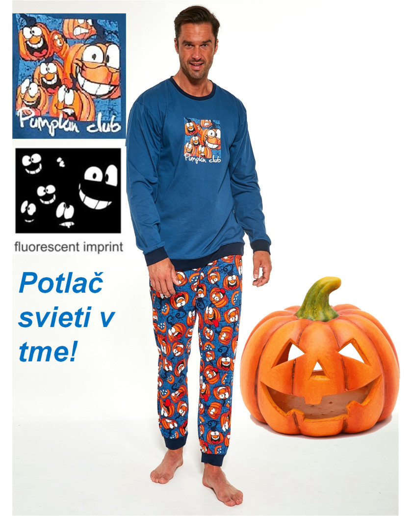 Pánské humorní světélkující pyžamo Pumpkin Club