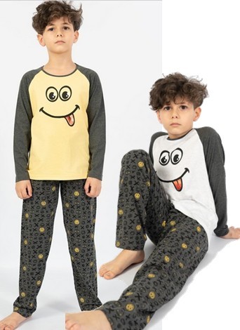 Smile - dětské dlouhé pyžamo s úsměvem