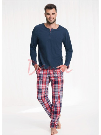 Pánské pyžamo - káro kalhoty s kapsami