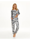 Penny - dámské pyžamo s batikovaným vzorem - šedá