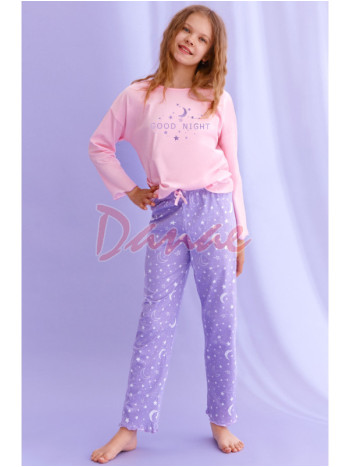 Dobrou noc - dívčí pyžamo teens - fialová