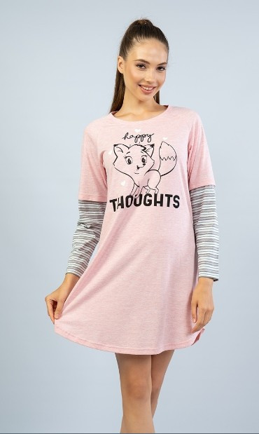 Dámská noční košile - Šťastné myšlenky