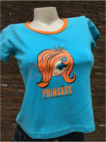 Dívčí tričko s potiskem - Million Dolar Princess