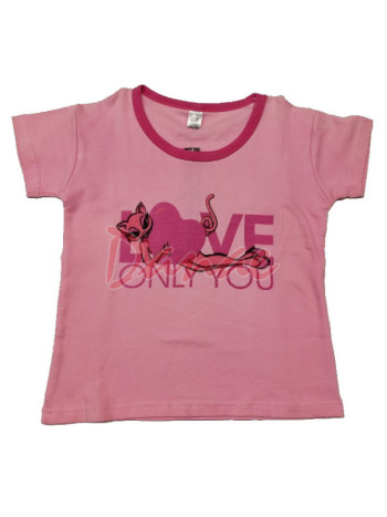 Dívčí tričko s potiskem - Kitty Love