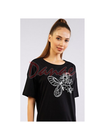 Černý motýl - dámská noční košile
