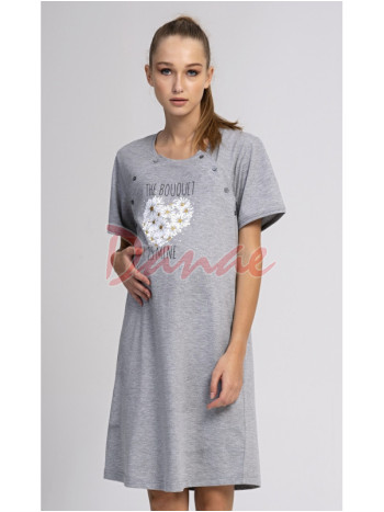 Noční košile mateřská ke kojení Bouquet