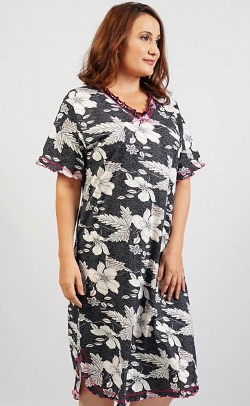 Nadměrná dámská noční košile Flóra