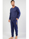 Pánské pyžamo s patentem na kalhotách - Crew