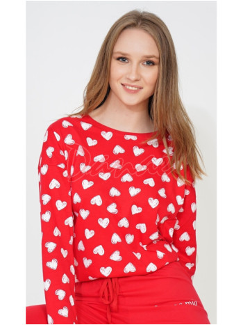 Dámské pyžamo se srdíčky Amore