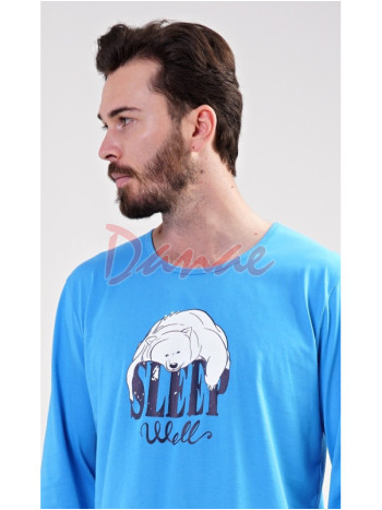 Pánské pyžamo dlouhé Lední medvěd