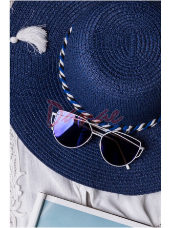 Plážový klobouk dámský modrý Feba