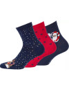 Výhodné dárkové balení - dámské ponožky 3 páry