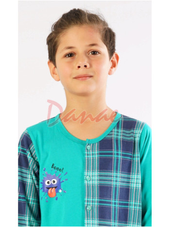 Dětský overal na spaní Booo zelená