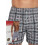 Pánské volné trenýrky Comfort Boxer grafit