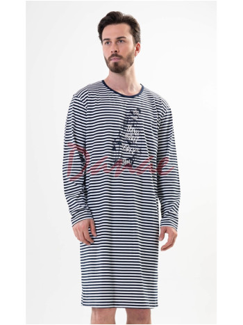 Pánská noční košile v námořníckém stylu Wind waves