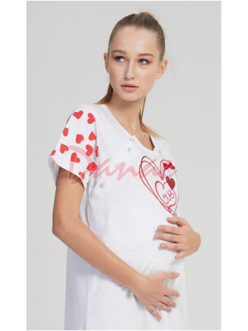 Kojící košile se srdíčkami pro maminky Láska