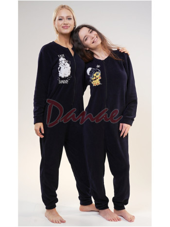 Dámský polarový overal na zip Tygřík