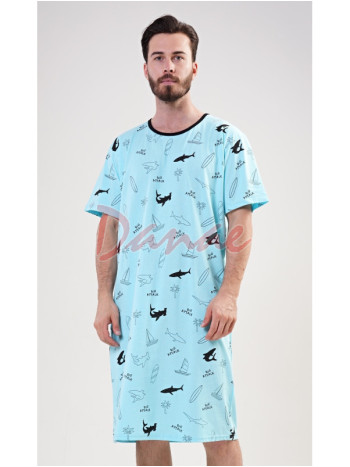 Pánská noční košile se žraloky Big attack