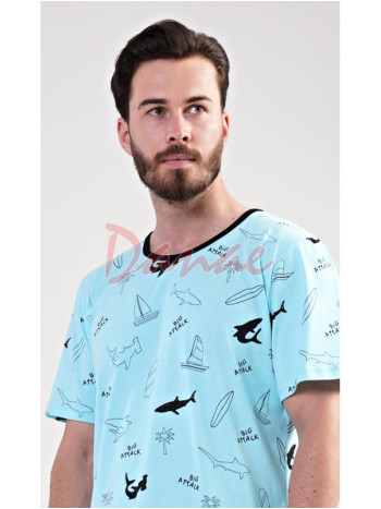 Pánská noční košile se žraloky Big attack