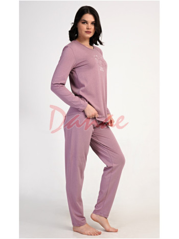 Dámské pyžamo dlouhé bavlněné Emily