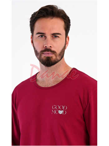 Pánské bavlněné pyžamo dlouhé Good Mood