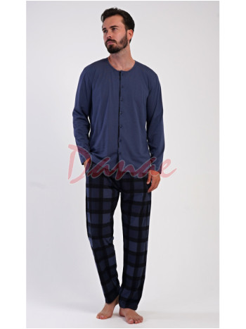 Pánské bavlněné pyžamo dlouhé Rudolf