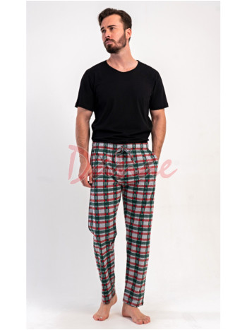 Pánské pyžamové kalhoty kárované Paul