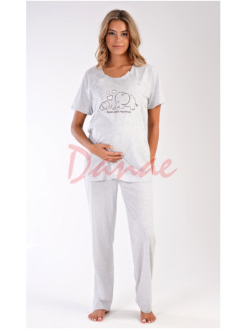Mateřské pyžamo se sloníky