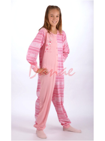 Overal dětský károvaný Venku je zima