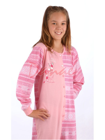 Overal dětský károvaný Venku je zima