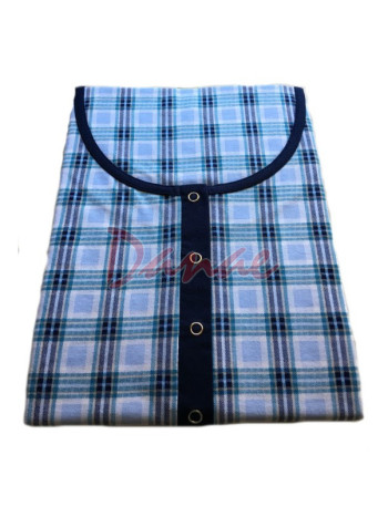 Károvaná dámská noční košile Regina modrá