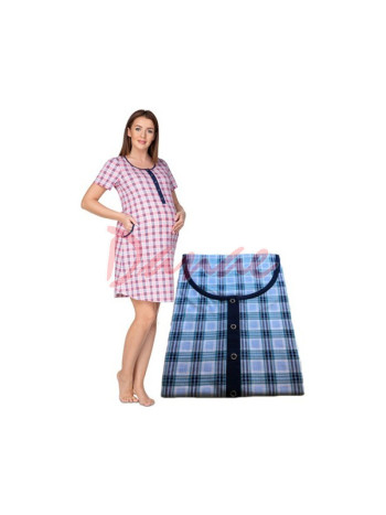 Károvaná dámská noční košile Regina